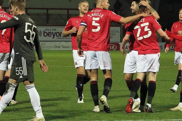 Morecambe have had plenty to celebrate during the year