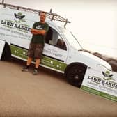 Chris Dickson, AKA The Lawn Ranger, has pledged 2.5 per cent of his annual income to CancerCare.