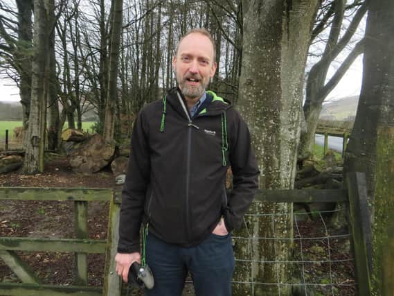 Robin Gray, development and funding officer for the Bowland AONB (Area of Outstanding  Natural Beauty)