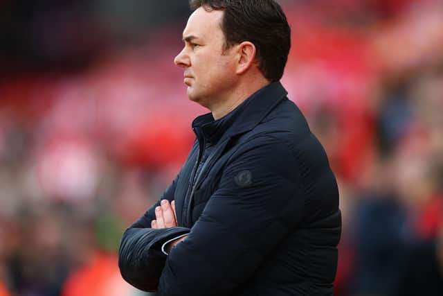 Derek Adams has previously taken Plymouth Argyle to Liverpool in the FA Cup Picture: Getty Images