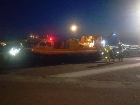The RNLI crew was called out on Saturday night.