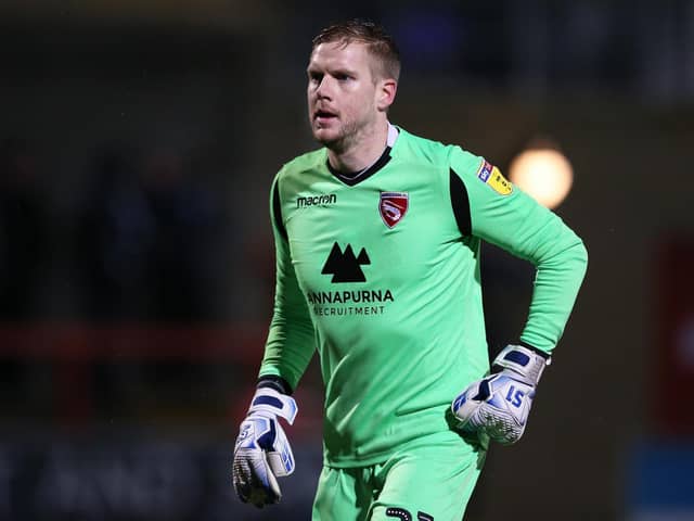 Mark Halstead is Morecambe's first choice keeper