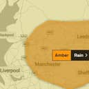 An amber warning of heavy rain for Tuesday and Wednesday