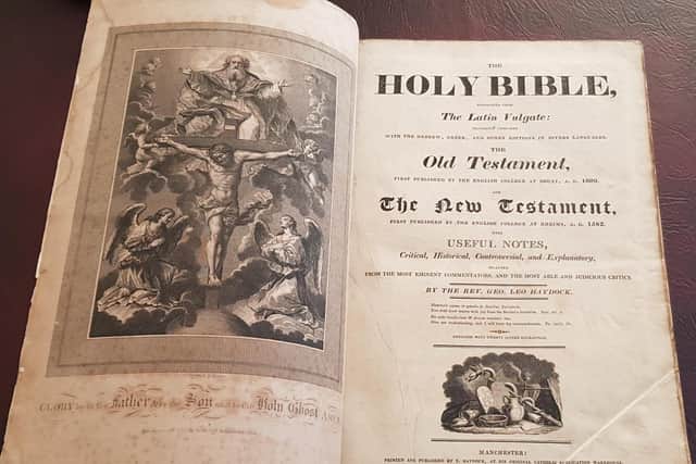St Mary's Church in Newsham has a copy of the Haydock bible which is on show from time to time.