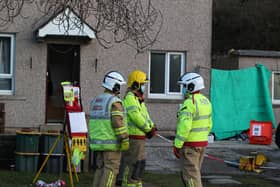 Police attended shortly before 1pm on Monday (February 8) and found two workmen had been injured while carrying out building work. Pic: PA Wire/PA Images