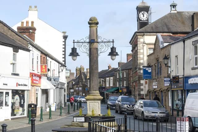 Garstang's historic Market Place, High Street and market cross Photo: Dan Martino