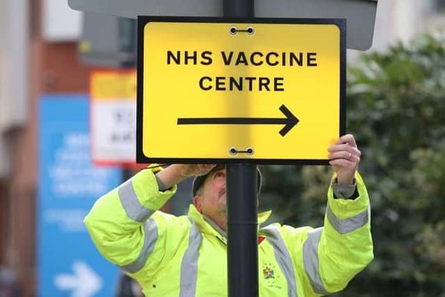 91% of people aged 65 or over in Morecambe Bay have received their first Covid-19 vaccine, according to the latest estimates from the Office for National Statistics.