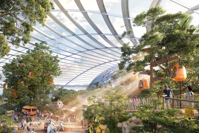 A new image of how Eden Project North in Morecambe could look.