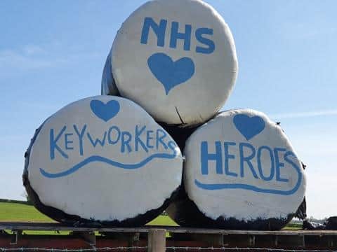 People have shown their support for the NHS and key workers in many different ways.