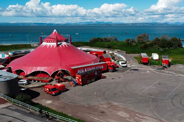 Big Kid Circus was stranded on Morecambe prom during the first lockdown in 2020.