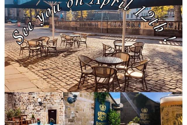 The Borough will be opening its outside space from April 12.