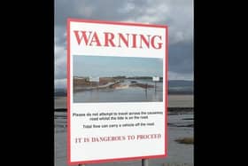 The new sign at Sunderland Point