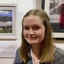 Hannah Robinson, 18, said she was really excited to be holding her first exhibition in the town.