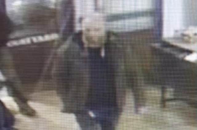 Police want to speak to this man in connection with an assault in the Toll House Inn in Lancaster.