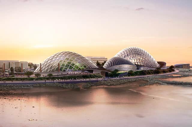 Artist's impression of the Eden Project North in Morecambe.