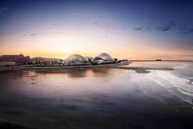 An artist’s impression of Eden Project North in Morecambe.