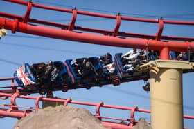 Thrillseekers on The BIg One at Blackpool Pleasure Beach, which is set to reopen on Saturday, February 12