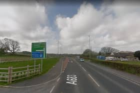 Police have shut Caton Road (A683) both ways between M6 junction J34 (Lancaster) and the Denny Beck layby near New Parkside Caravan Park after a crash this morning (Monday, February 7). Pic: Google