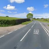 Two people were taken to hospital with "serious injuries" after a trailer and a car collided in Lancaster. (Credit: Google)