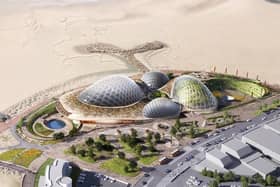 The plans for the Eden Project North from the air