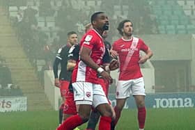 Jon Obika and Cole Stockton are two of Morecambe's attacking options