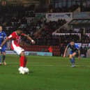 Jon Obika came close to a winner for Morecambe after equalising against Gillingham