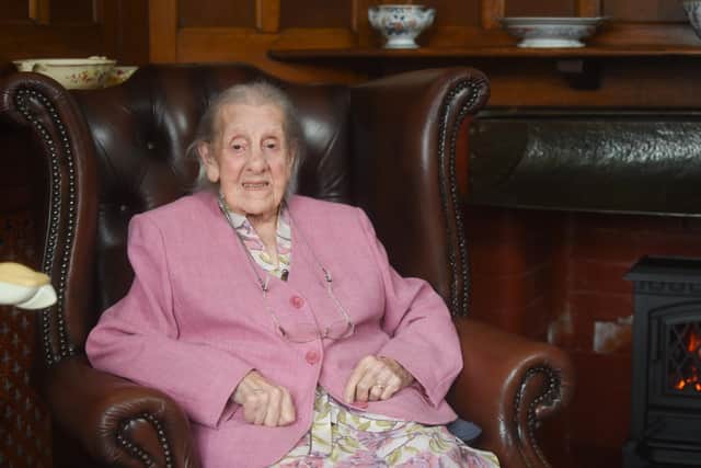 Marjorie Greenfield is 106 years old and may be the oldest person in Morecambe. Photo: Daniel Martino