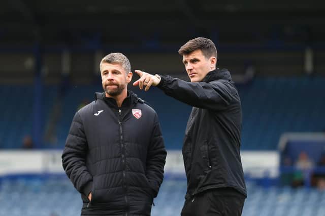 Stephen Robinson and Diarmuid O'Carroll left Morecambe yesterday Picture: Jack Taylor