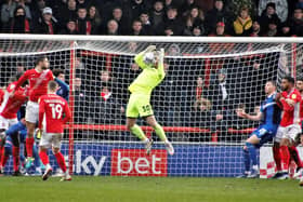 Trevor Carson produced a man-of-the-match performance in goal for Morecambe