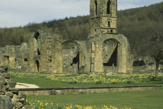 The ruins at Mount Grace Priory in North Yorkshire sit surrounded by daffodils when spring arrives and its location in the woodland makes it a superb spot for enjoying some outdoor pursuits, including walking and cycling.