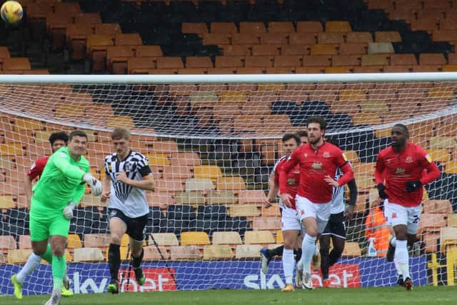 Morecambe suffered defeat at Port Vale