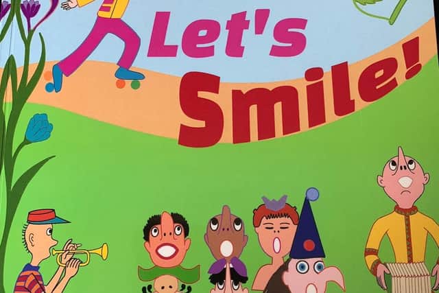 Lancaster author Liudmila Lazarus has written and illustrated a children's book called 'Let's Smile!'.