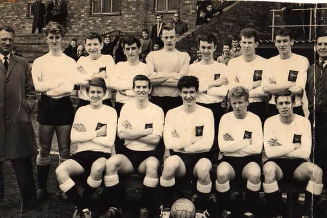 On April 20 1963 Dave played for England Boys’ Clubs against Scotland at East End Park, Dunfermline and can be seen fourth from the left on the back row.