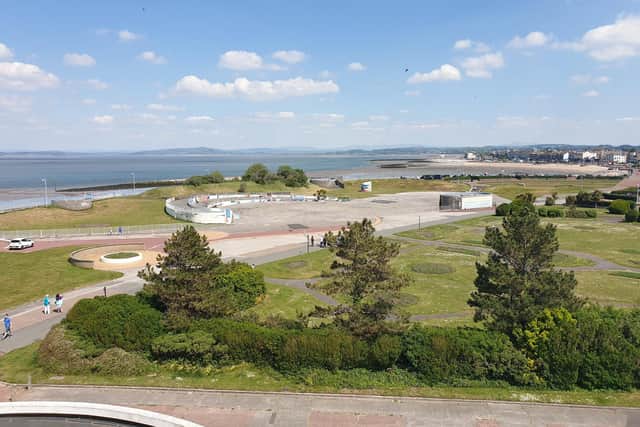 The site of the Eden Project North in Morecambe.