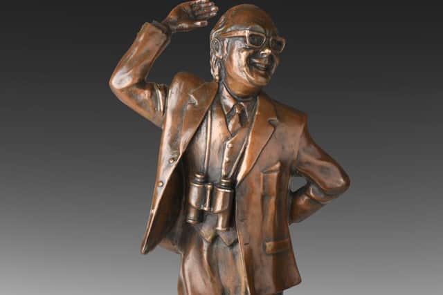 The Eric Morecambe maquette - only one of 10 made - has sold for £6,000 at auction. Photo by Harry Middleton.