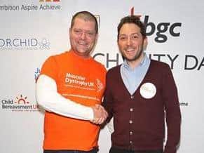 The pair have joined forces to launch an appeal for the Muscular Dystrophy UK charity.