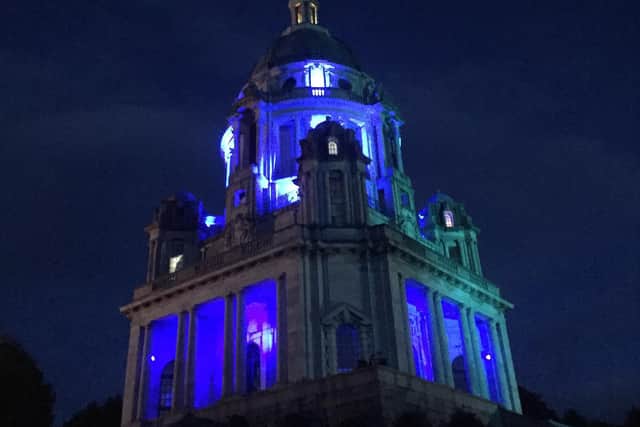 The Ashton Memorial will be lit up blue for ME awareness week.