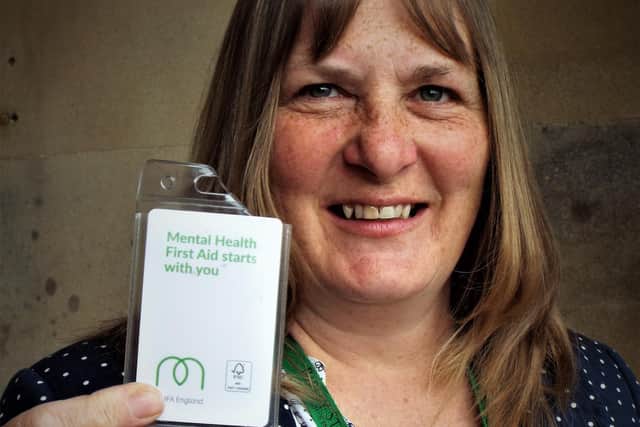 Sarah Taylor is one of Ripley's newly trained Mental Health First Aiders.