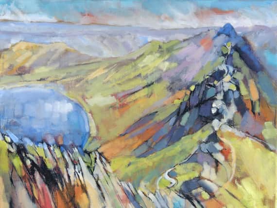 Patricia Haskey's painting of Helvellyn, the nation's favourite walk.