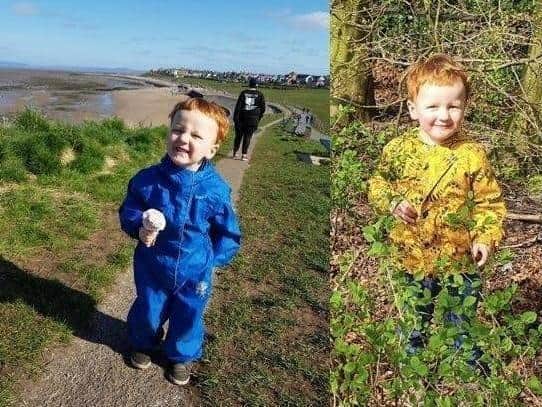 George Arthur Hinds, aged two years and 10 months, died following a suspected gas explosion in Heysham. Pic: Lancashire Police