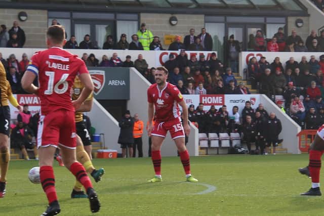 Morecambe's draw with Crewe Alexandra in February 2020 was their last home game in front of supporters