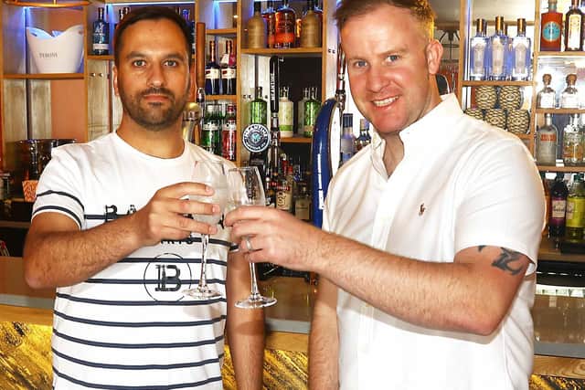 Marcus Harrington and Chris Donaldson have opened Fusion in Pedder Street. Photo: Tony North.