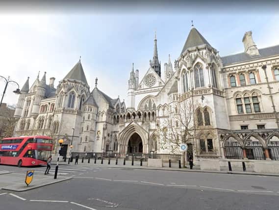 The Royakl Courts of Justice in London. Photo: Google Street View