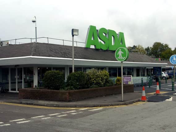 Police were called to the incident at Asda on Wednesday evening.