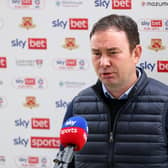 Derek Adams found himself answering questions over a possible move to Bradford City