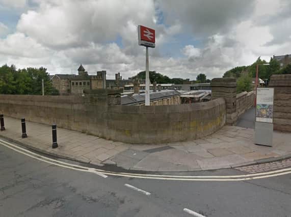 The man had got on the train at Lancaster station. Photo: Google Street View