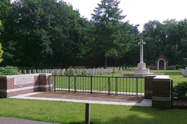 The graveyard where George Chisholme is buried.