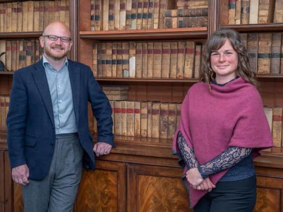 Mark Hutchinson-Lyons and Avelina Wright, the new partners at Oglethorpe Sturton & Gillibrand.