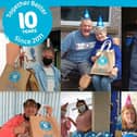 Some of the Neuro Drop In's members get ready to celebrate 10 years of the charity.