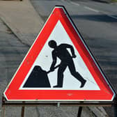 Roadworks are taking place